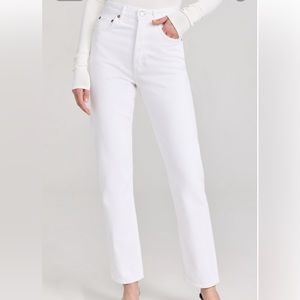 AGOLDE 90s pinch waist jeans in Marshmallow size 30 NWT